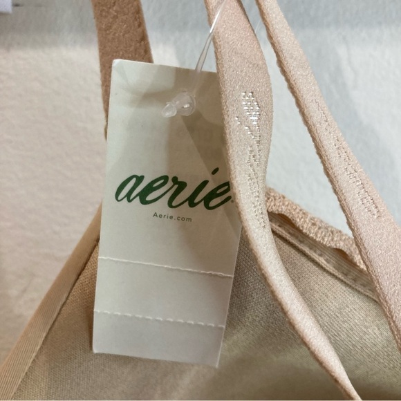 AERIE Sz 36C Wireless Light Padding Adjustable Straps Hook & Eye Closure Bra NWT - Picture 8 of 11